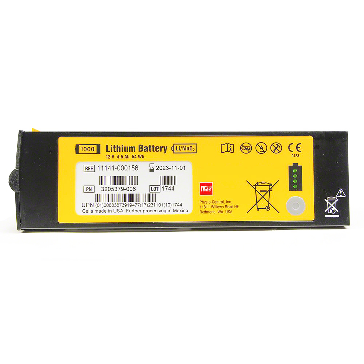 LIFEPAK 1000 AED Battery 11141 000100