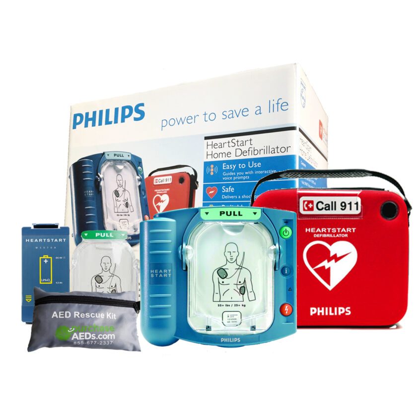 Philips HeartStart HOME AED Portable Bundle 1